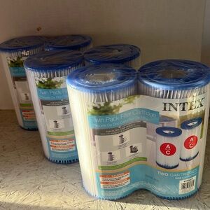 6-Pack: Intex Easy Set Type A or C Filter Replacement Cartridges Pack for Pool